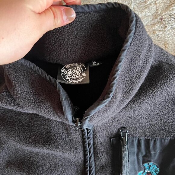 Santa Cruz Fleece Vest Size Medium - Picture 3 of 3